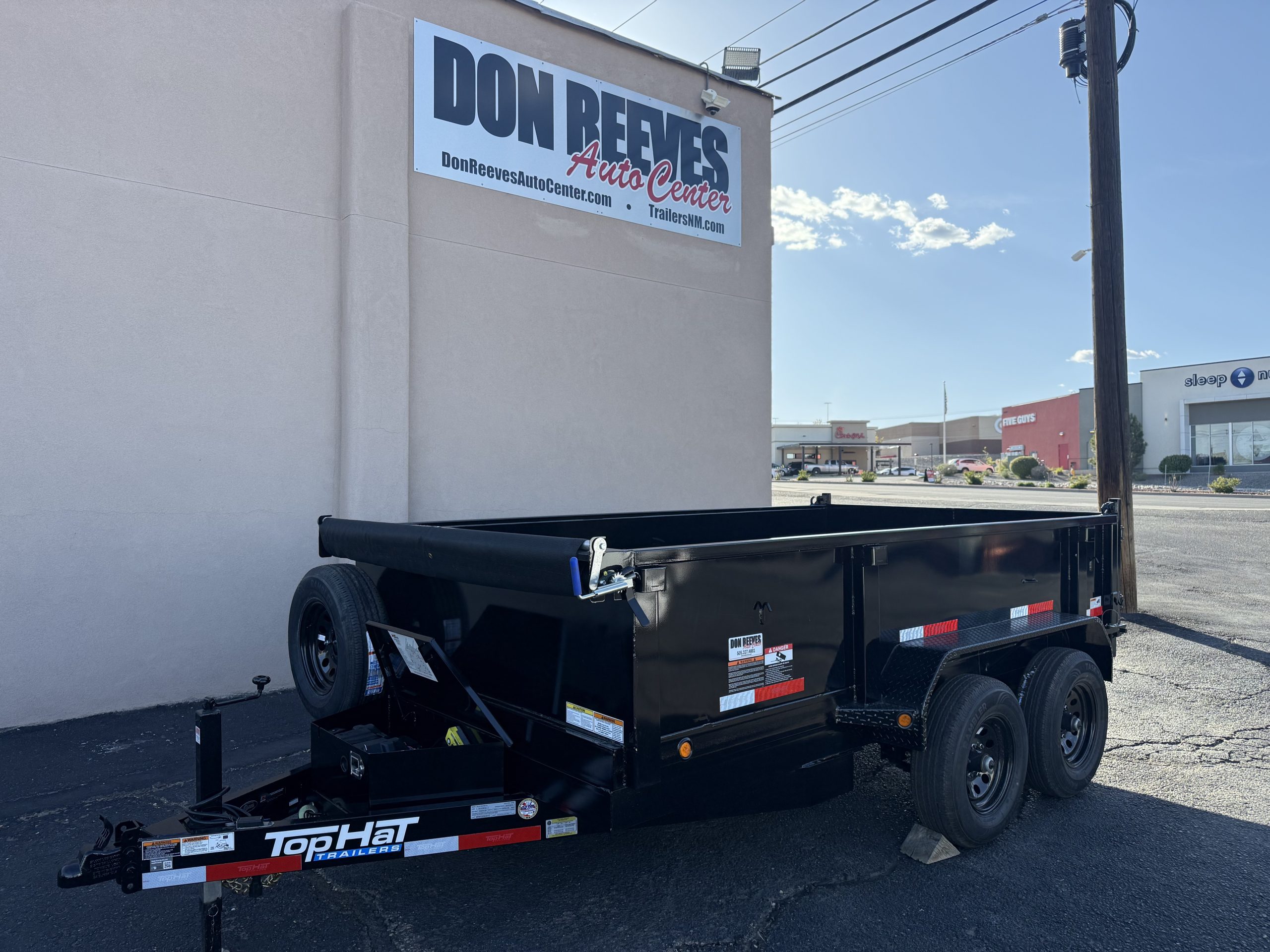 2026 Top Hat Trailers DP10-12X77-9.9E-M | 9900 GVWR | Free Spare and Ramps- #8960