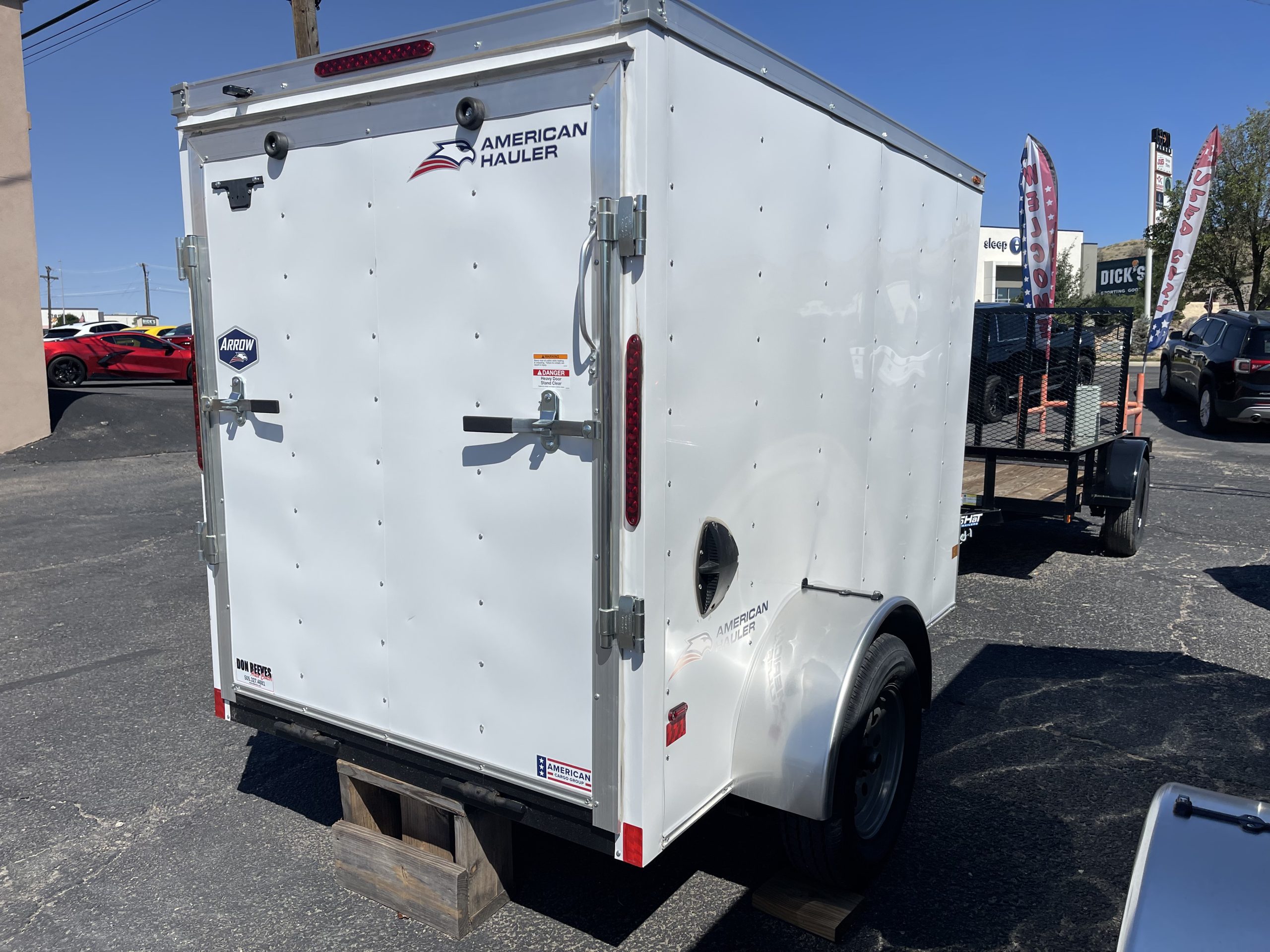 2026 American Hauler AR58S2-D | Enclosed Cargo | 2990 gvwr | Free Spare Tire- #3656